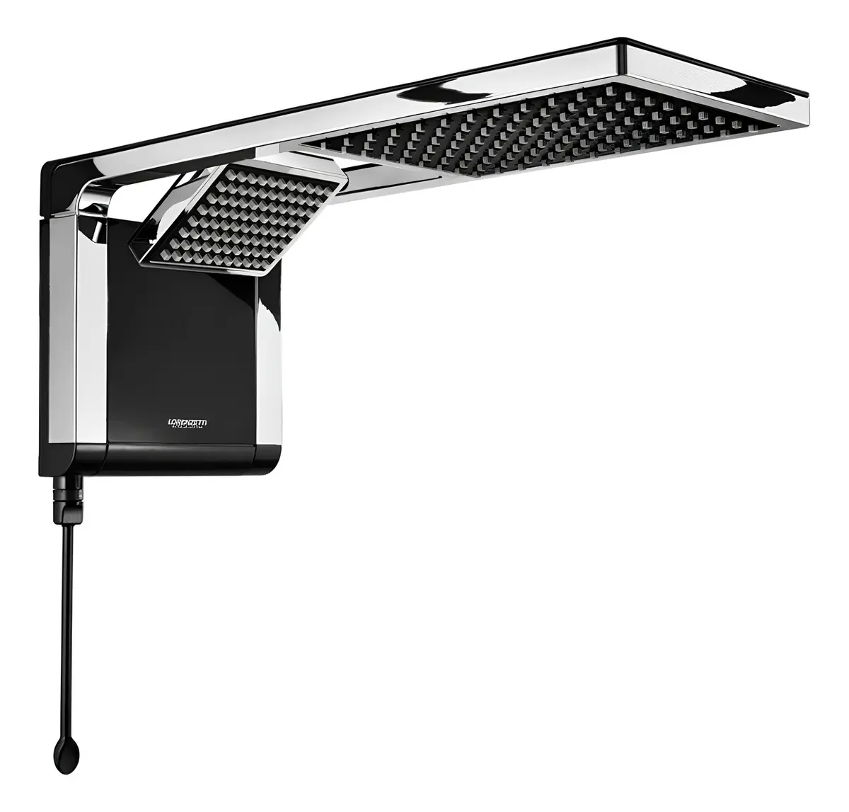 Melhores chuveiros elétricos: Lorenzetti Acqua Duo Ultra preto cromado