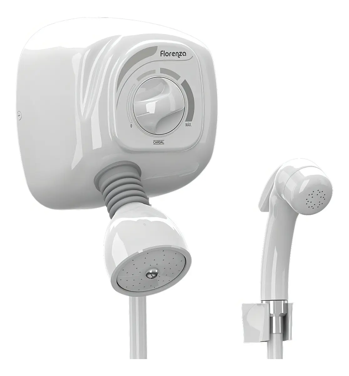 Chuveiro elétrico Cardal Florenza branco 4 temperaturas