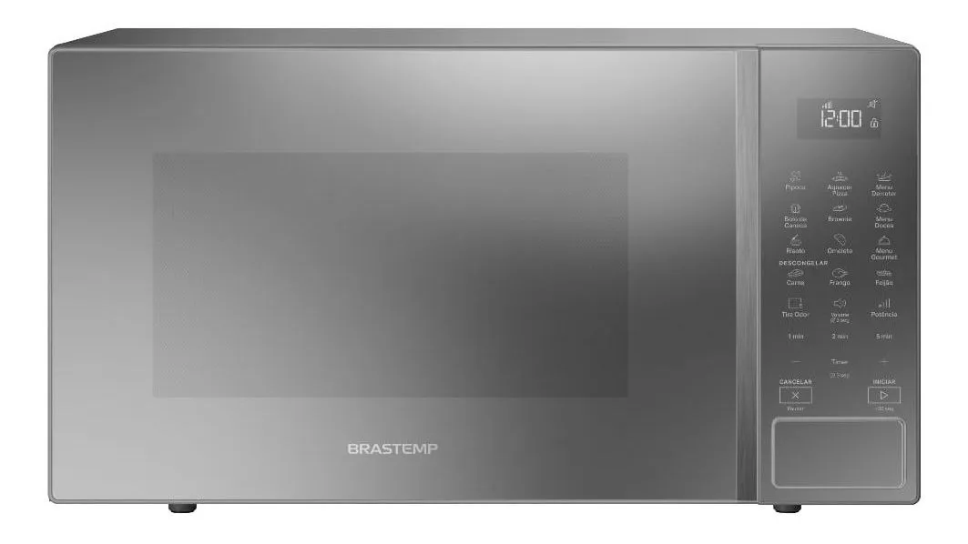 Micro-ondas Brastemp BMS46AR cinza 32 litros