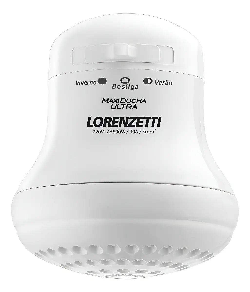 Chuveiro elétrico Lorenzetti Maxi Ducha Ultra branco