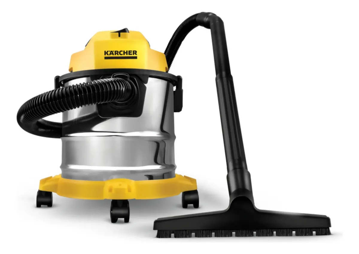 Aspirador de pó e água Kärcher WDL 1s amarelo filtro HEPA