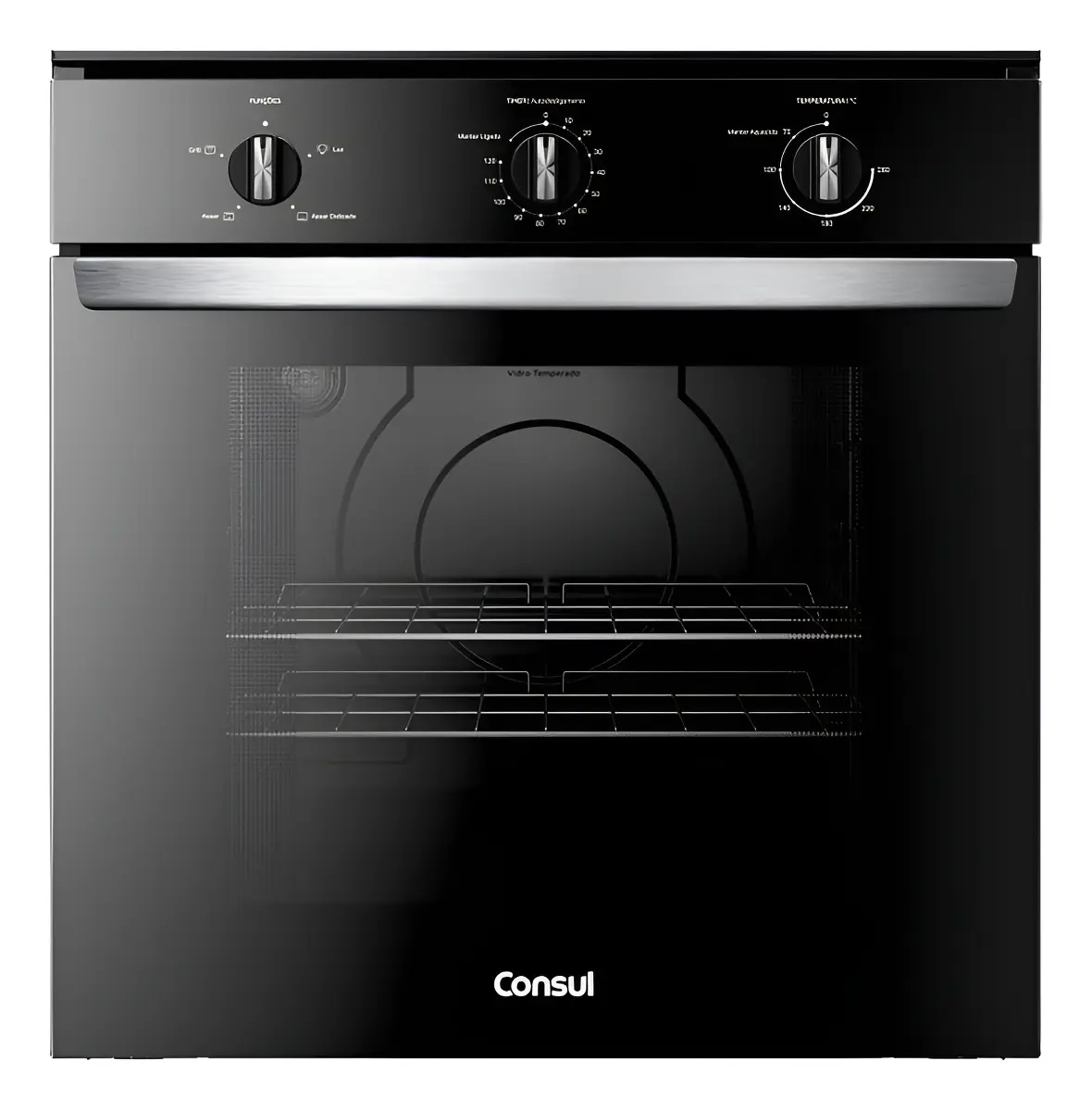 Forno elétrico de embutir Consul COB84BE 84L preto com grill