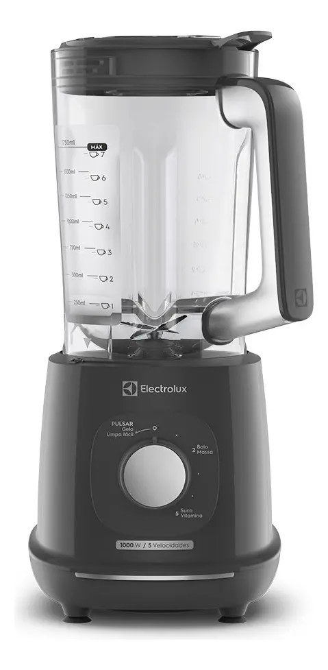Liquidificador Electrolux Ebl1000 Efficient cinza 2,7 litros 1000W