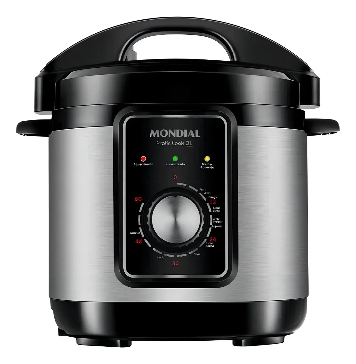 Panela de pressão elétrica Mondial Master Cooker PE-40 preta 3 litros