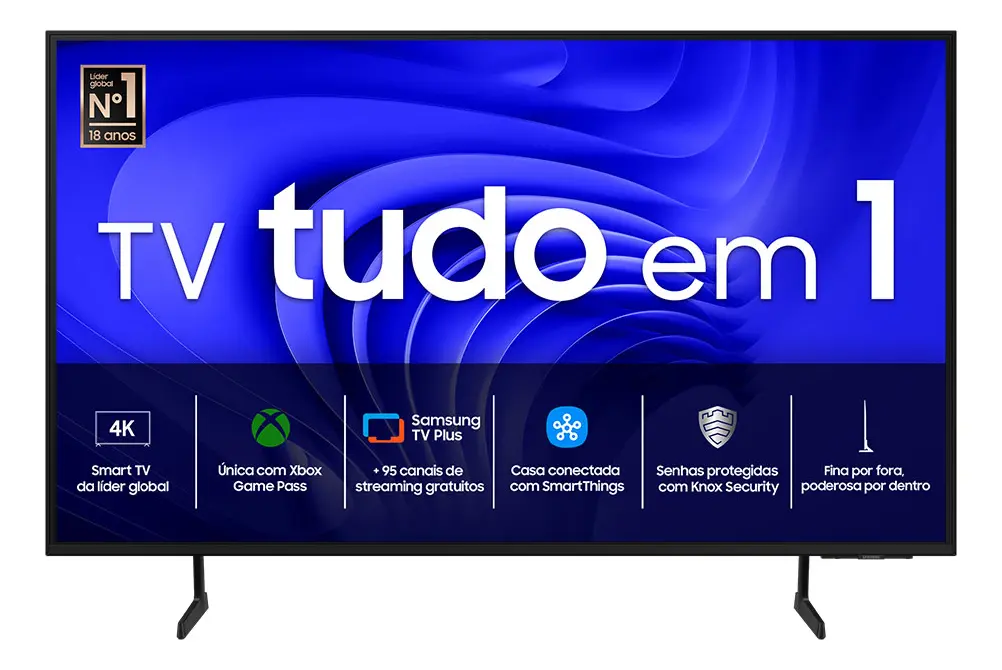 Smart TV Samsung Crystal UHD DU7700 43 polegadas 4K com Tizen